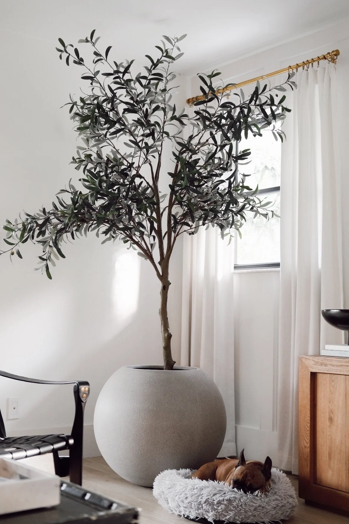 Faux tree outlet decor